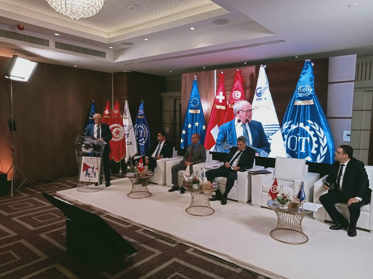 منظمة الاعراف تتباحث مع ضيوفها واقع وآفاق قطاع البناء والأشغال العمومية في تونس